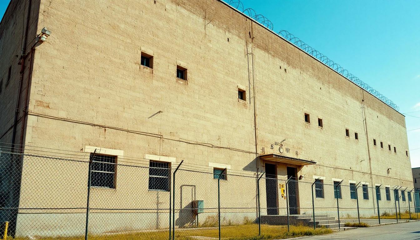 Creek County Jail exterior view