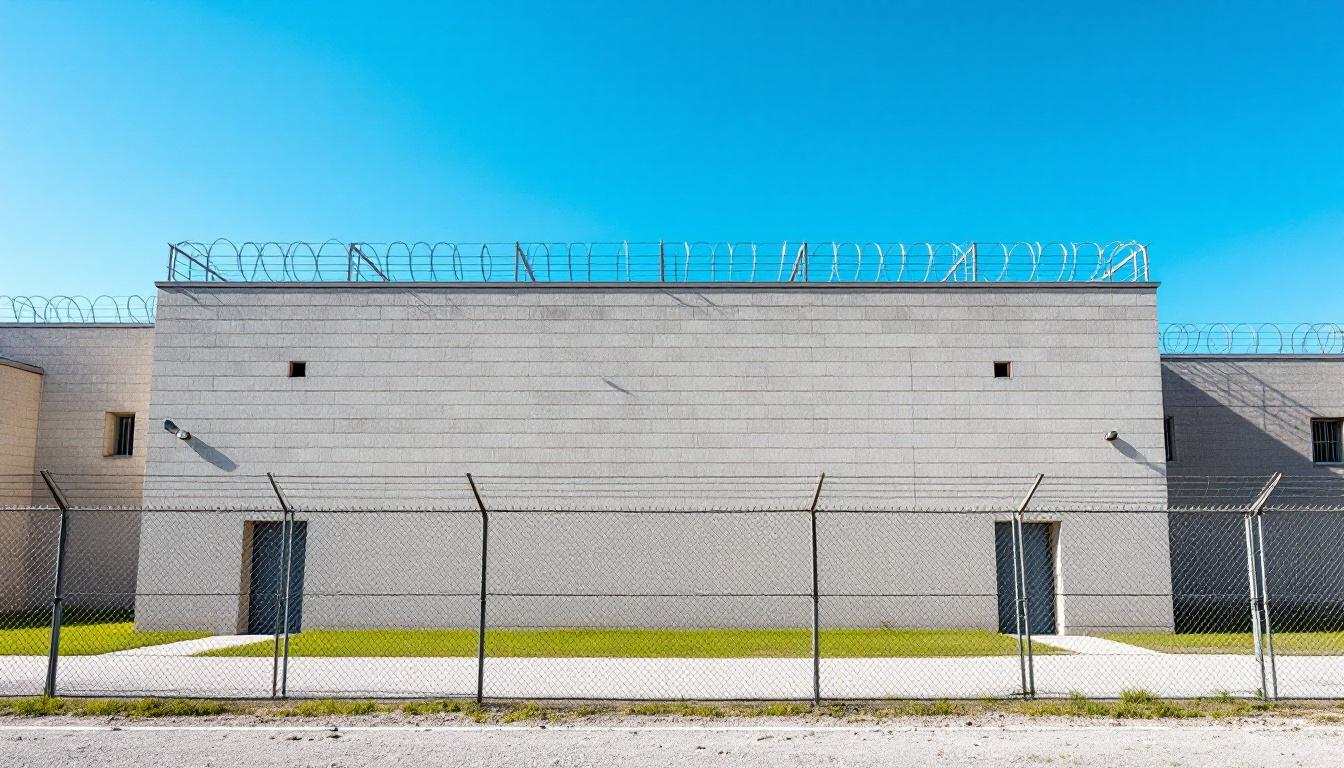 New Mexico Corrections Department exterior view