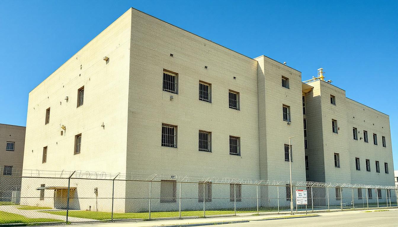 Hale County Jail exterior view