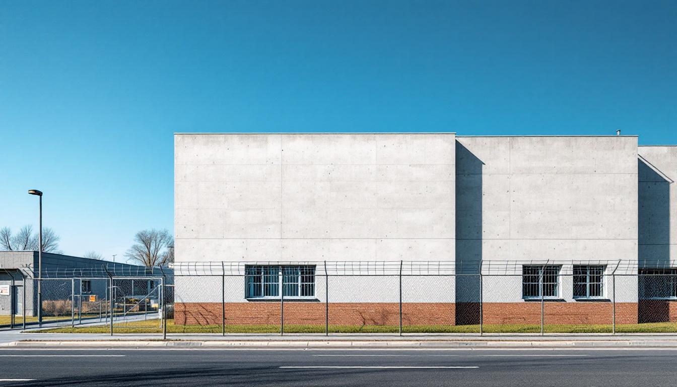 The Jasper County Detention Center exterior view