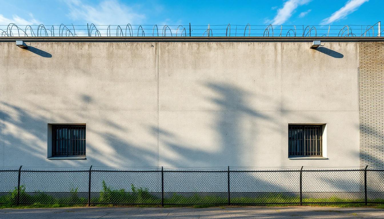 The Jasper County Detention Center exterior view