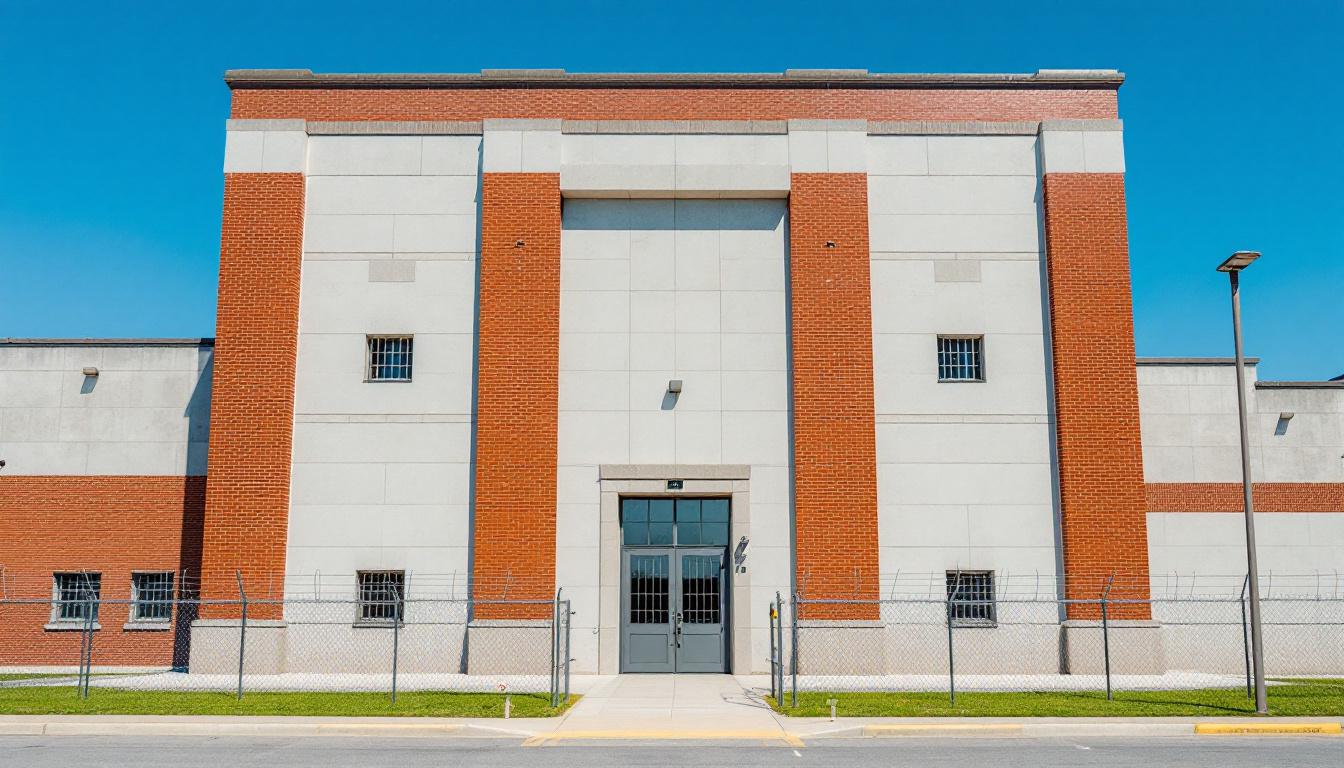 North Tower Detention Facility exterior view