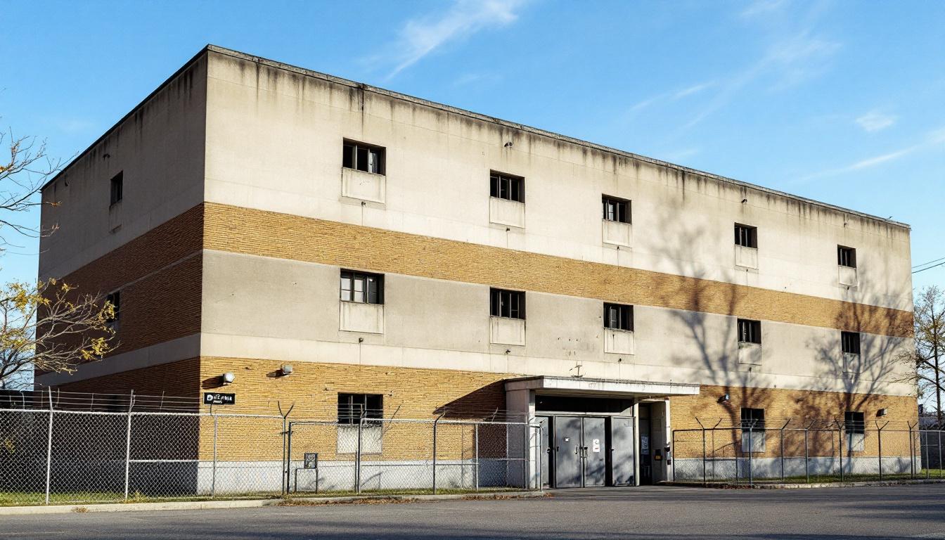 McIntosh County Jail exterior view