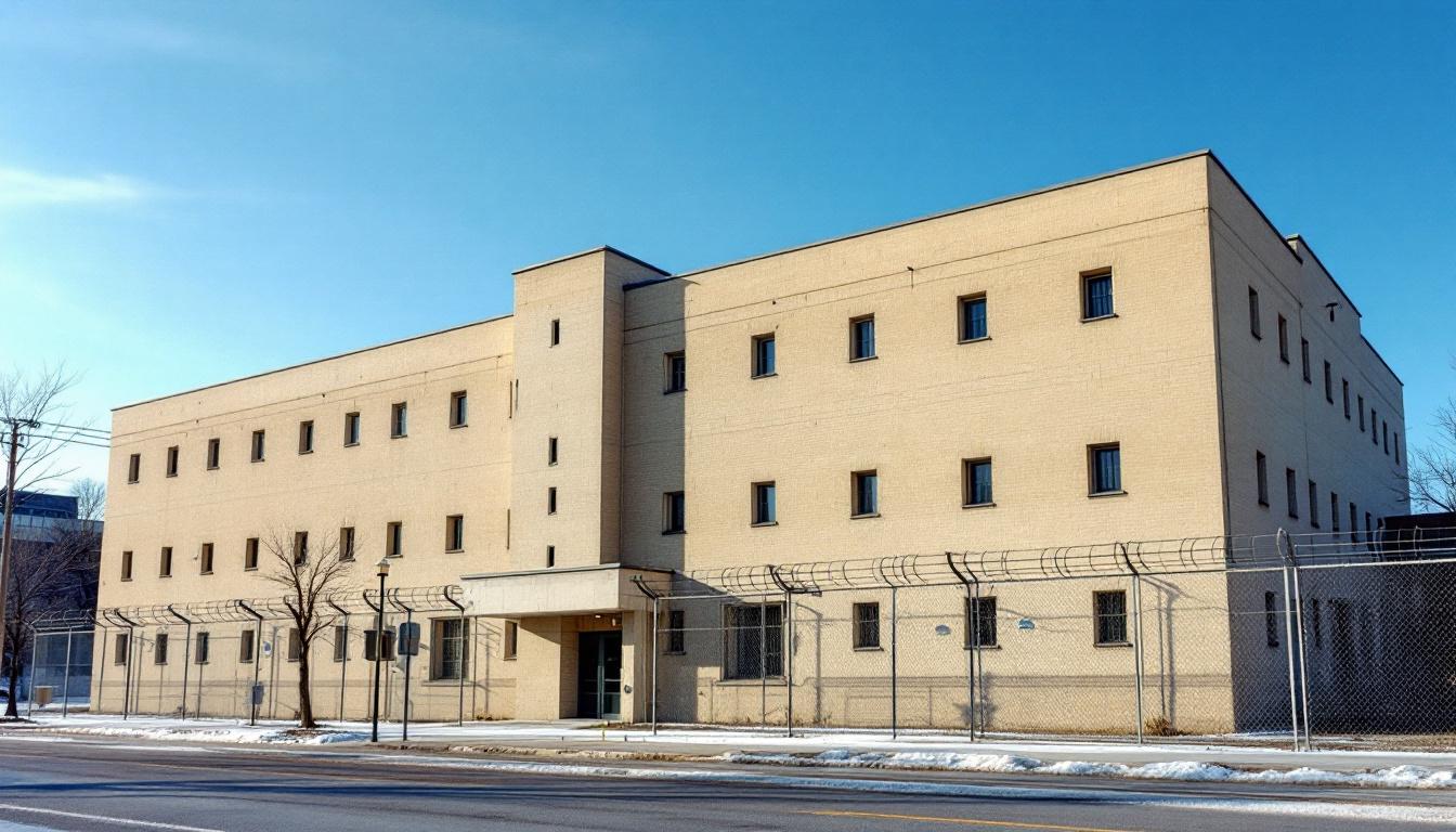 Mobile County Metro Jail exterior view
