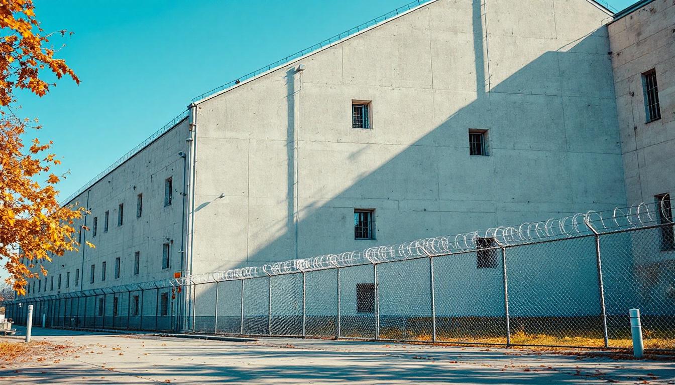 Oregon State Penitentiary exterior view