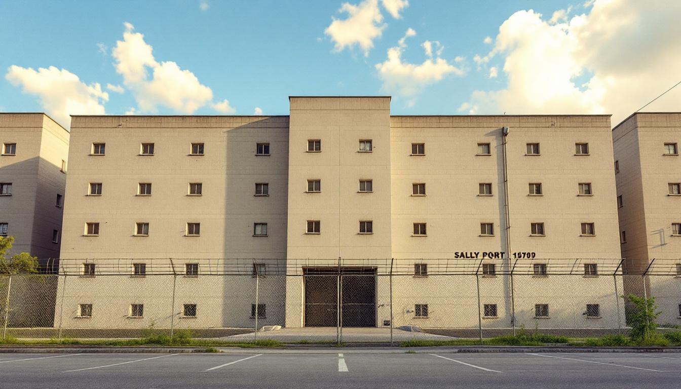 Santa Ana Jail exterior view