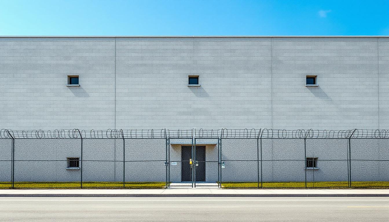 St Louis City Justice Center exterior view