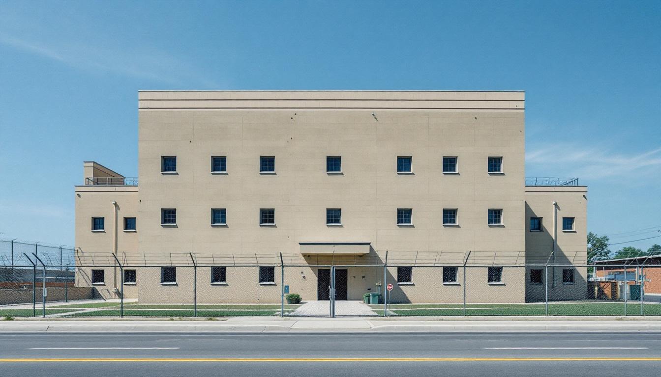 White County Jail exterior view
