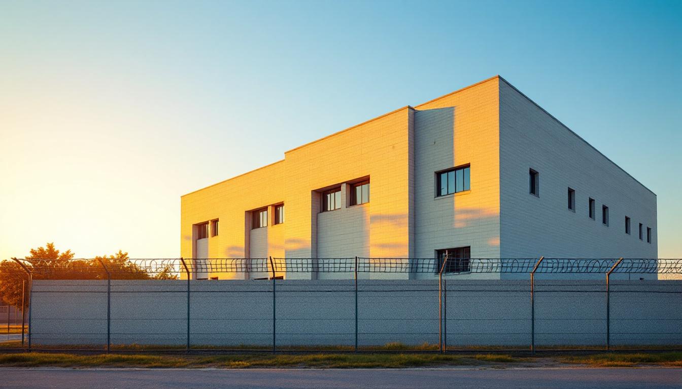 Wyoming State Penitentiary exterior view